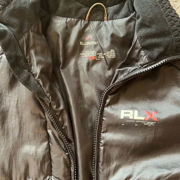 Black RLX Puffer Jacket - Picture 3 of 4